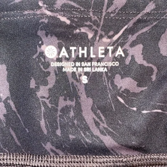 Athleta 444653 Velocity Stash Pocket Marble Tight Pant | size: Small - Picture 5 of 6